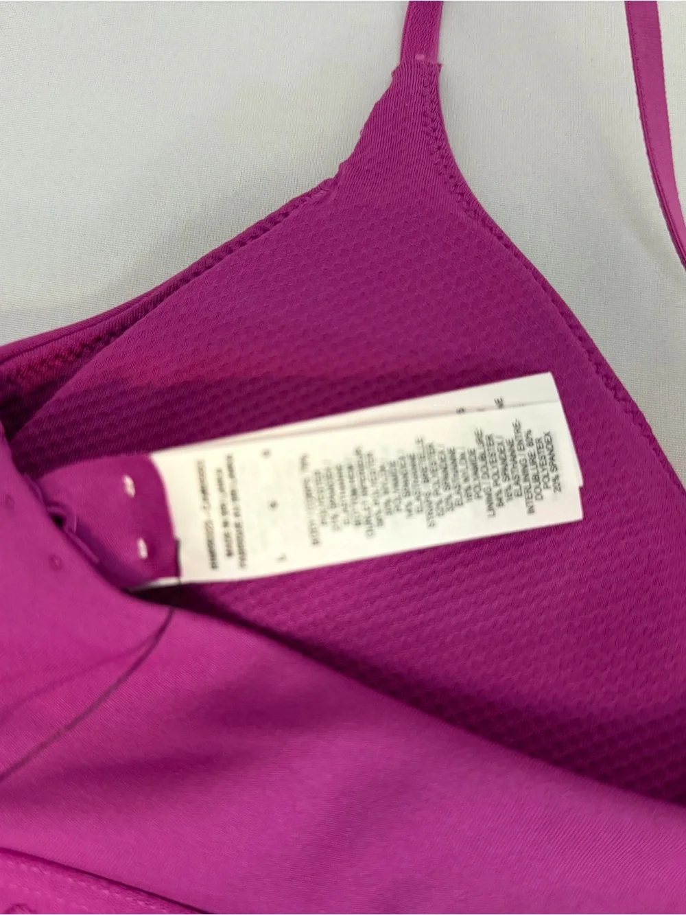 Nike Fuchsia Indy Kids Sports Bra. New!  Size large